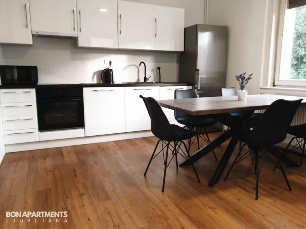Huge Bbq Garden 2, Spacious Flat, Ac, Free Parking 2 Ljubljana Exterior foto