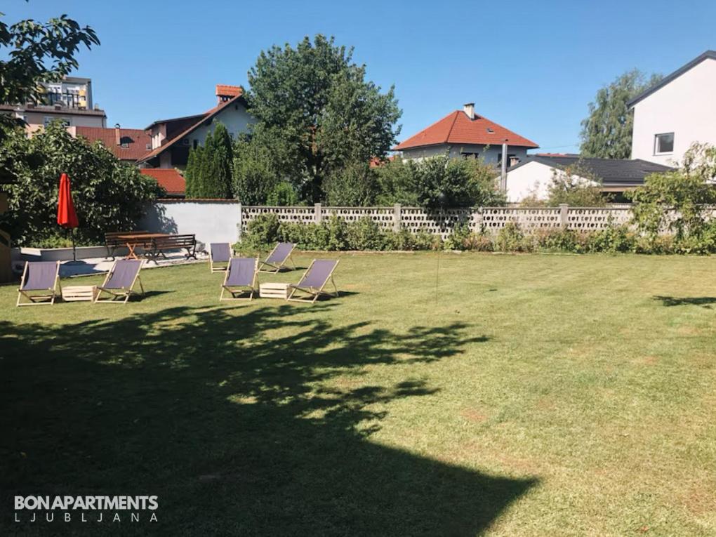 Huge Bbq Garden 2, Spacious Flat, Ac, Free Parking 2 Ljubljana Exterior foto