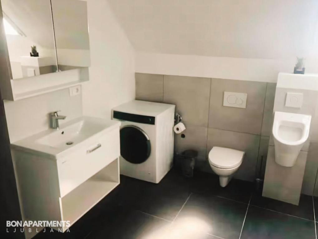 Huge Bbq Garden 2, Spacious Flat, Ac, Free Parking 2 Ljubljana Exterior foto