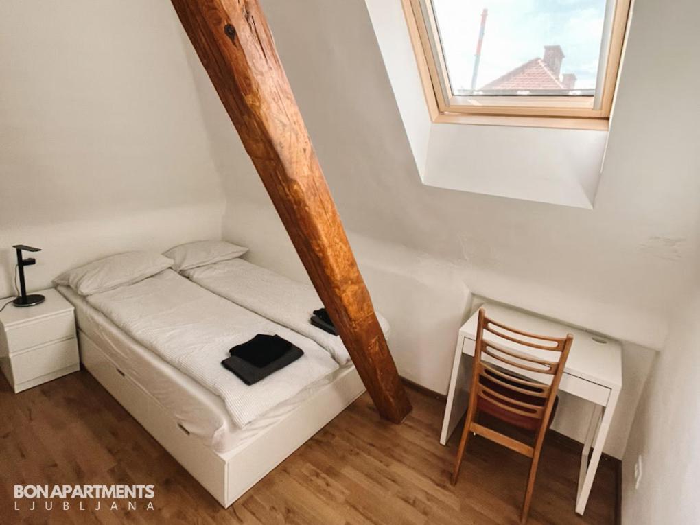 Huge Bbq Garden 2, Spacious Flat, Ac, Free Parking 2 Ljubljana Exterior foto